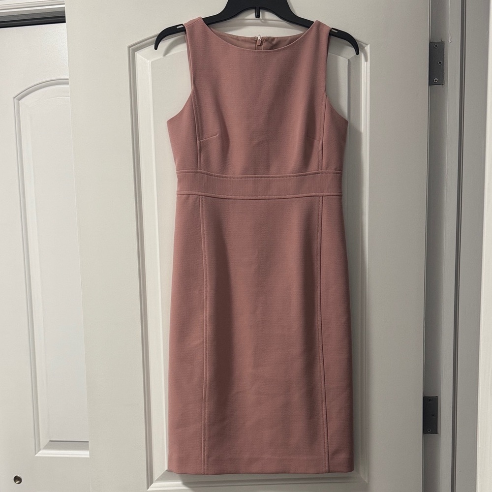 Ann Taylor Sleeveless Midi Dress Pink size 2Petite